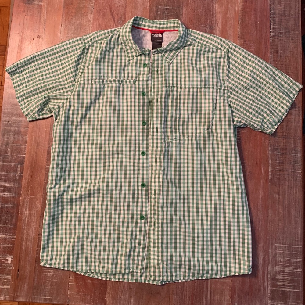 The North Face Men’s Short Sleeved Shirt L Green